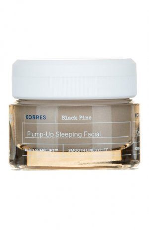 Ночной уход за кожей лица с экстрактом чёрной сосны (40ml) Korres. Цвет: бесцветный