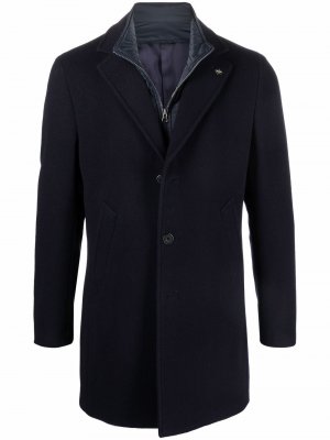 Пальто с утепленной подкладкой Manuel Ritz. Цвет: синий