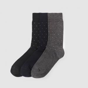 Комплект из 3 пар носков R essentiel. Цвет: синий + черный + серый