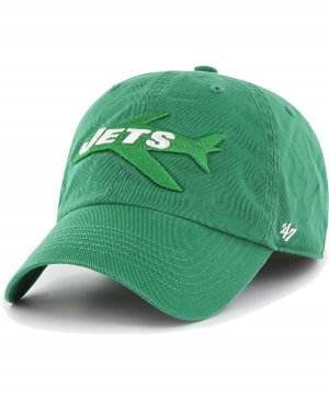Мужская приталенная шляпа Kelly Green New York Jets Gridiron Classics Franchise Legacy '47 Brand '47