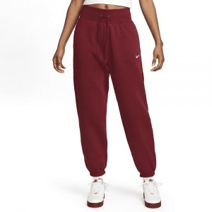 Женские брюки Sportswear Phoenix Fleece Nike. Цвет: бордовый