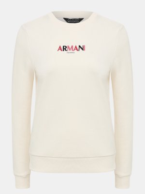 Свитшоты Armani Exchange. Цвет: кремовый
