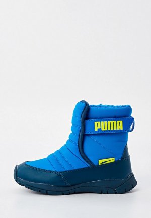 Дутики PUMA Nieve Boot WTR AC PS. Цвет: синий