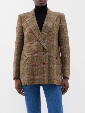 Шерстяной пиджак из коллекции x cabana everynight prince of wales , коричневый Blazé Milano
