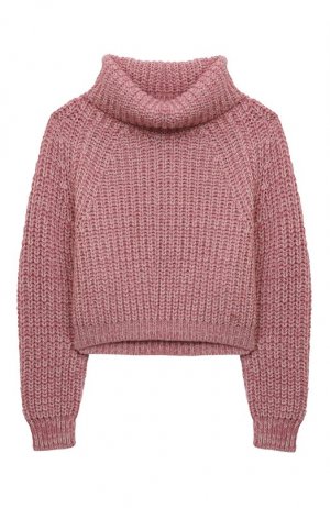 Укороченный свитер Emporio Armani. Цвет: розовый