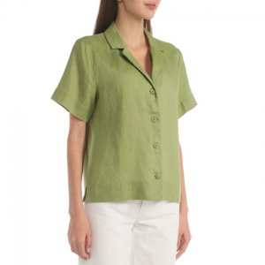 Блузки и кофточки Maison David. Цвет: зеленый