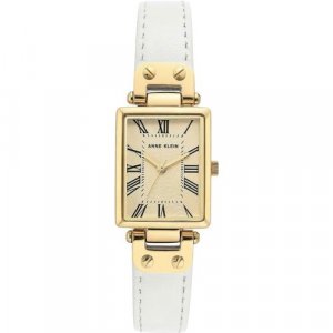 Наручные часы ANNE KLEIN Leather, белый, бежевый. Цвет: белый/золотистый/золотой