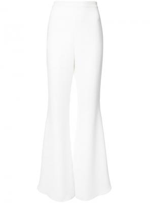 Широкие брюки Brandon Maxwell. Цвет: белый