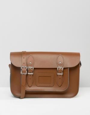 Портфель Leather Satchel Company. Цвет: коричневый
