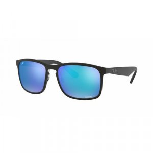 Солнцезащитные очки , черный, синий Ray-Ban. Цвет: черный/синий