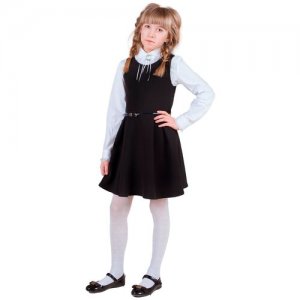 Школьный сарафан , модель 02122, цвет серый, размер 146-76 Инфанта. Цвет: серый