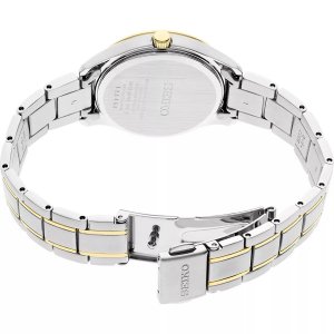 Женские двухцветные часы Essential из нержавеющей стали с серебряным циферблатом — SUR474 Seiko