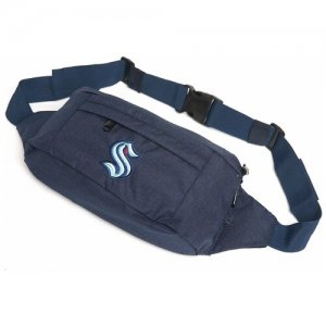 Сумка поясная повседневная, внутренний карман, регулируемый ремень, синий Atributika & Club. Цвет: синий