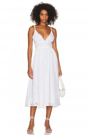 Платье миди Brenna, цвет Summer White Tularosa