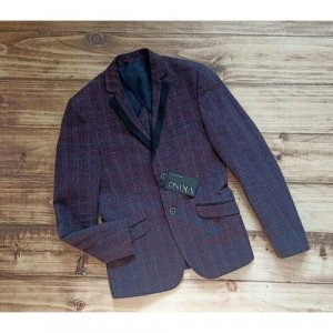 Пиджак , размер 44, бордовый Takeshy Kurosawa. Цвет: бордовый