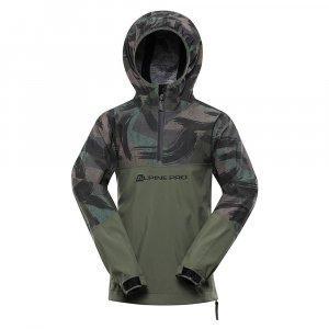 Куртка Alpine Pro Gibbo Full Zip Rain, зеленый