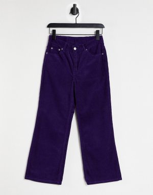 Фиолетовые укороченные джинсы свободного кроя Cadell-Фиолетовый цвет Dr Denim