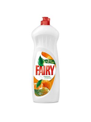 Средство для мытья посуды, Апельсин и лимонник 1л Fairy. Цвет: белый