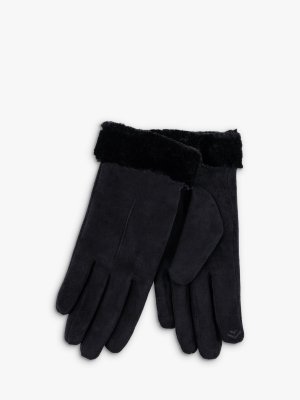 Женские одноточечные перчатки из искусственной замши totes, черный Totes