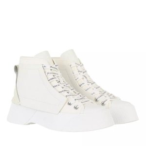 Кроссовки calf canvas sole high-top sneakers , белый J.W. Anderson