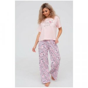 Пижама , размер 54, розовый Dianida. Цвет: розовый