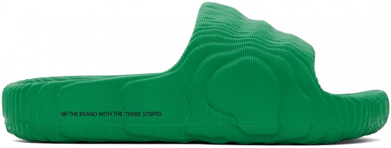 Зеленые шлепанцы Adilette 22 Adidas Originals