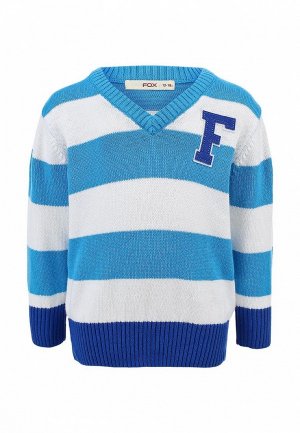 Пуловер Fox FO001EBCPL03. Цвет: голубой