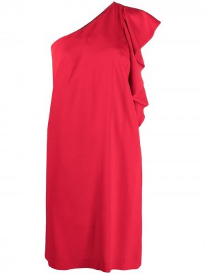 LAutre Chose платье миди на одно плечо L'Autre. Цвет: красный