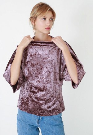 Блуза Lussotico. Цвет: фиолетовый
