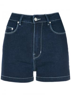 High waist denim shorts Amapô. Цвет: синий