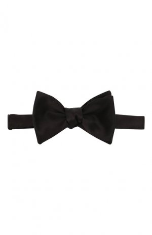 Шелковый галстук-бабочка Giorgio Armani. Цвет: чёрный