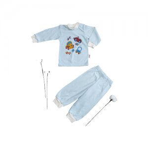 Комплект одежды для малышей Машинки Размер 52/86 Amelli. Цвет: серый/голубой