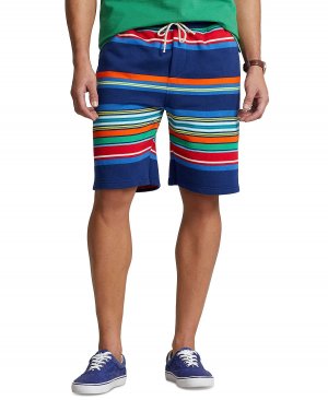 Мужские флисовые шорты в полоску для больших и высоких размеров , мульти Polo Ralph Lauren