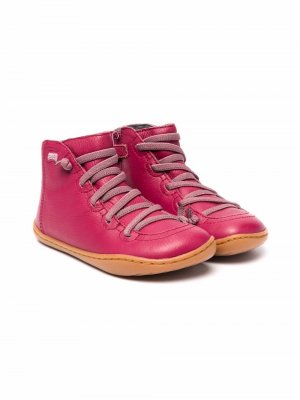 Ботинки на шнуровке Camper Kids. Цвет: розовый