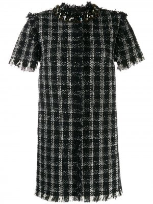 Вязаное платье MSGM. Цвет: черный
