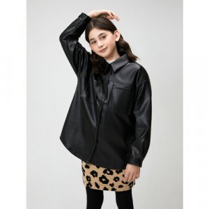 Пиджак , размер 146, черный Acoola. Цвет: черный