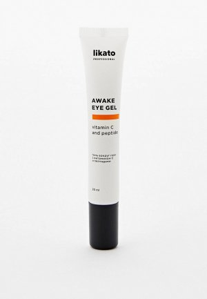 Гель для кожи вокруг глаз Likato Professional с витамином и пептидами professional, 20 мл. Цвет: прозрачный