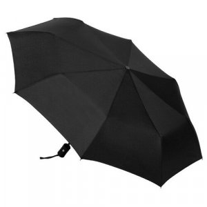 Повседневный черный зонт Od-001 Black RainLab. Цвет: черный