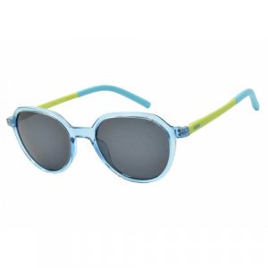 Солнцезащитные очки IK22407, серый, голубой Invu. Цвет: серый/голубой
