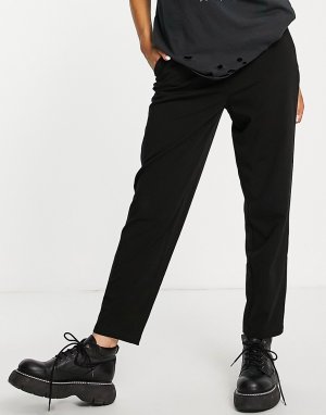Черные брюки с завышенной талией Cecile-Черный Object