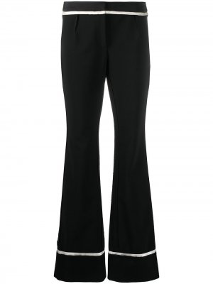 Расклешенные брюки средней посадки Moschino. Цвет: черный