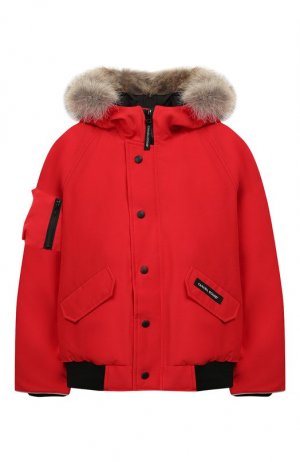 Пуховая куртка Rundle Canada Goose. Цвет: красный
