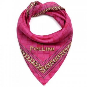 Платок Pollini. Цвет: ярко-розовый