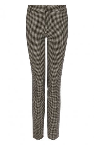 Шерстяные брюки прямого кроя со стрелками Ralph Lauren. Цвет: бежевый