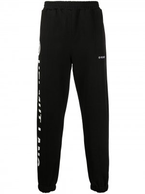 Спортивные брюки с логотипом Helmut Lang. Цвет: черный