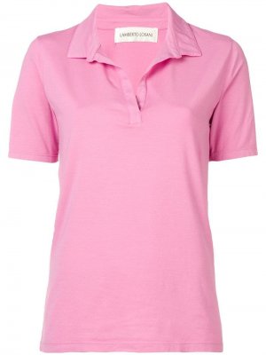Рубашка-поло с короткими рукавами Lamberto Losani. Цвет: розовый