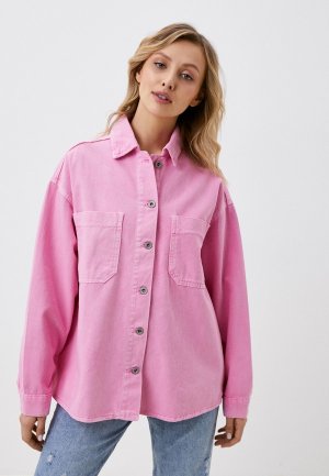 Рубашка джинсовая Primm. Цвет: розовый