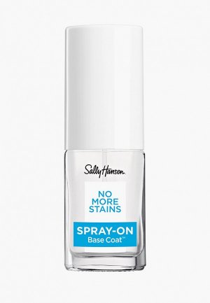 Топовое покрытие Sally Hansen Спрей для защиты цвета ногтей no more stains spray-on base coat, 11 мл. Цвет: прозрачный