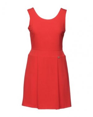 Короткое платье ANIMAGEMELLA. Цвет: красный