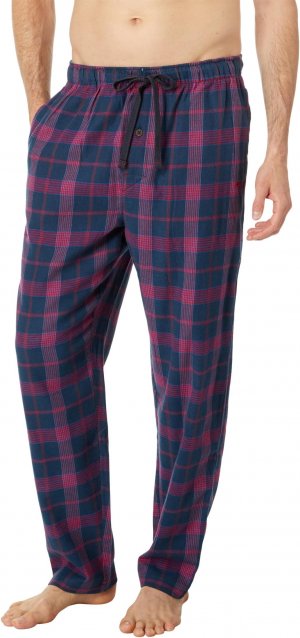 Фланелевые пижамные брюки , цвет Navy Plaid Tommy Bahama